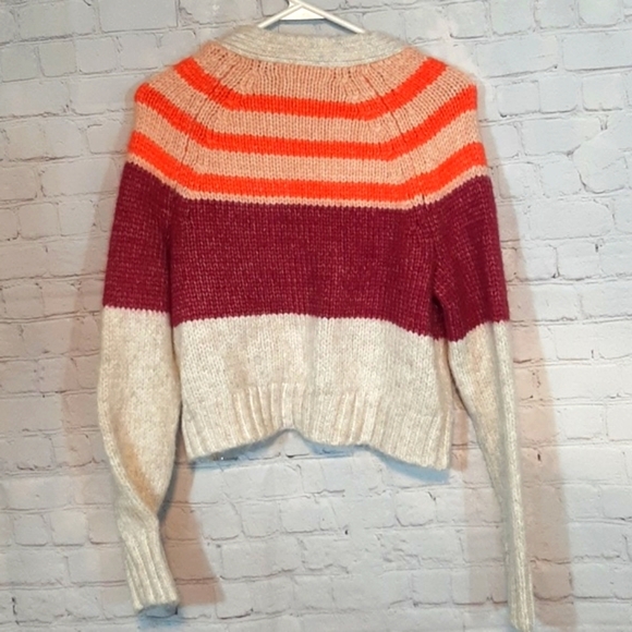 NWT American Eagle Outfitters Multicolor Striped Cardigan - Picture 2 of 8